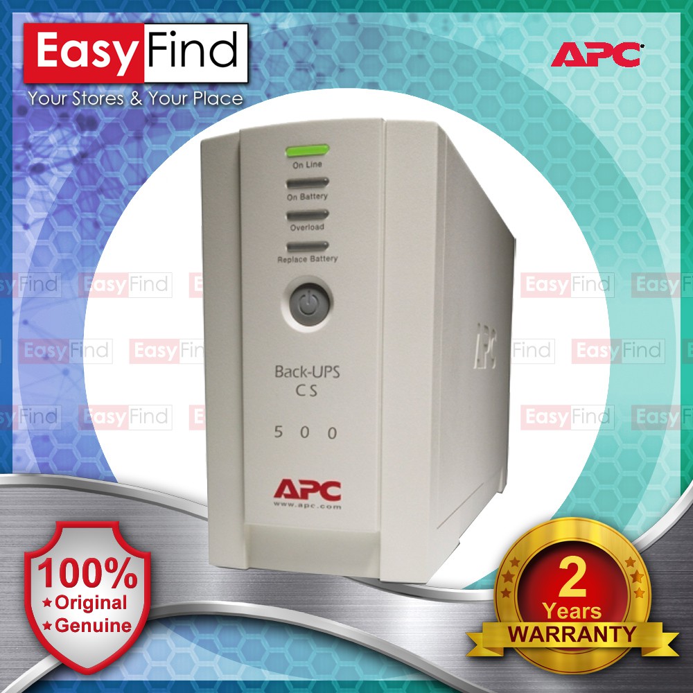 APC BK500EI Back-UPS 500, 230V | Shopee Malaysia
