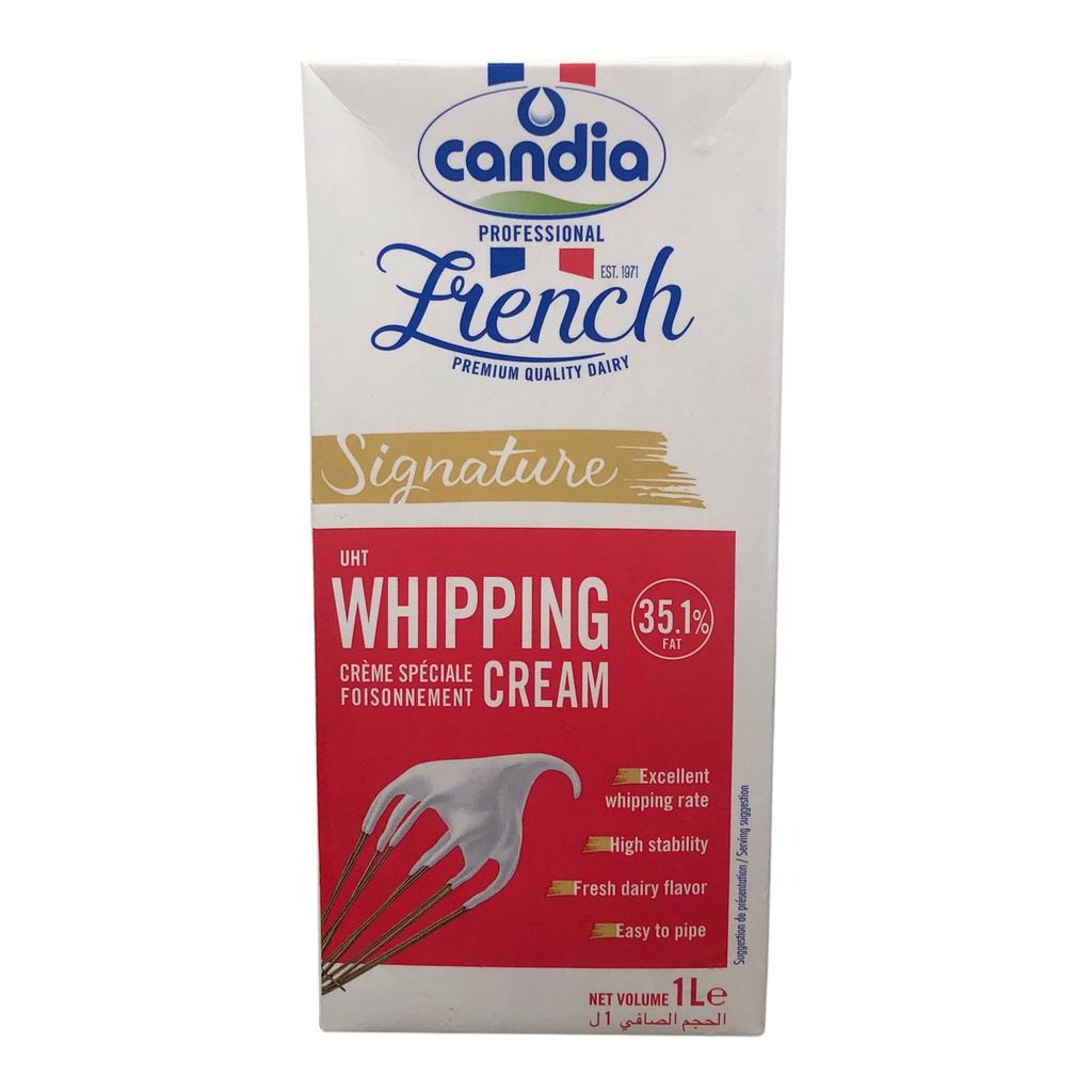 CANDIA UHT WHIPPING CREAM 35.1 1L (IMPORTED FROM FRANCE) Shopee Malaysia