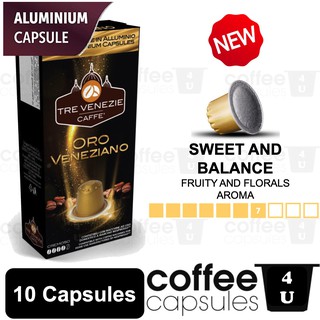 Caffè Tre Venezie Oro Veneziano Capsule Caffè Compatibili Nespresso® –