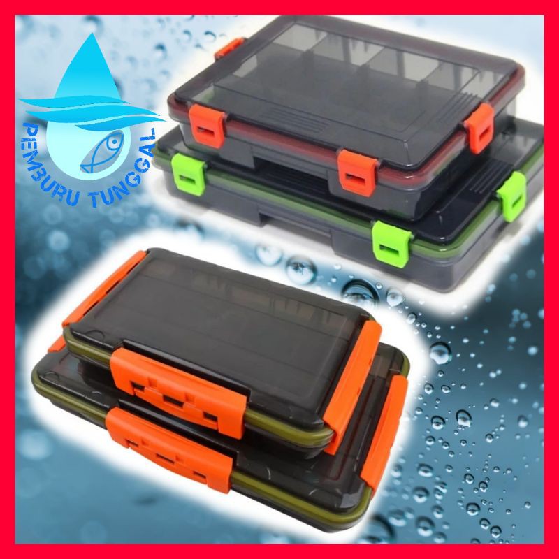 Waterproof Fishing box, Box Pancing Kalis Air dan Tahan Karat