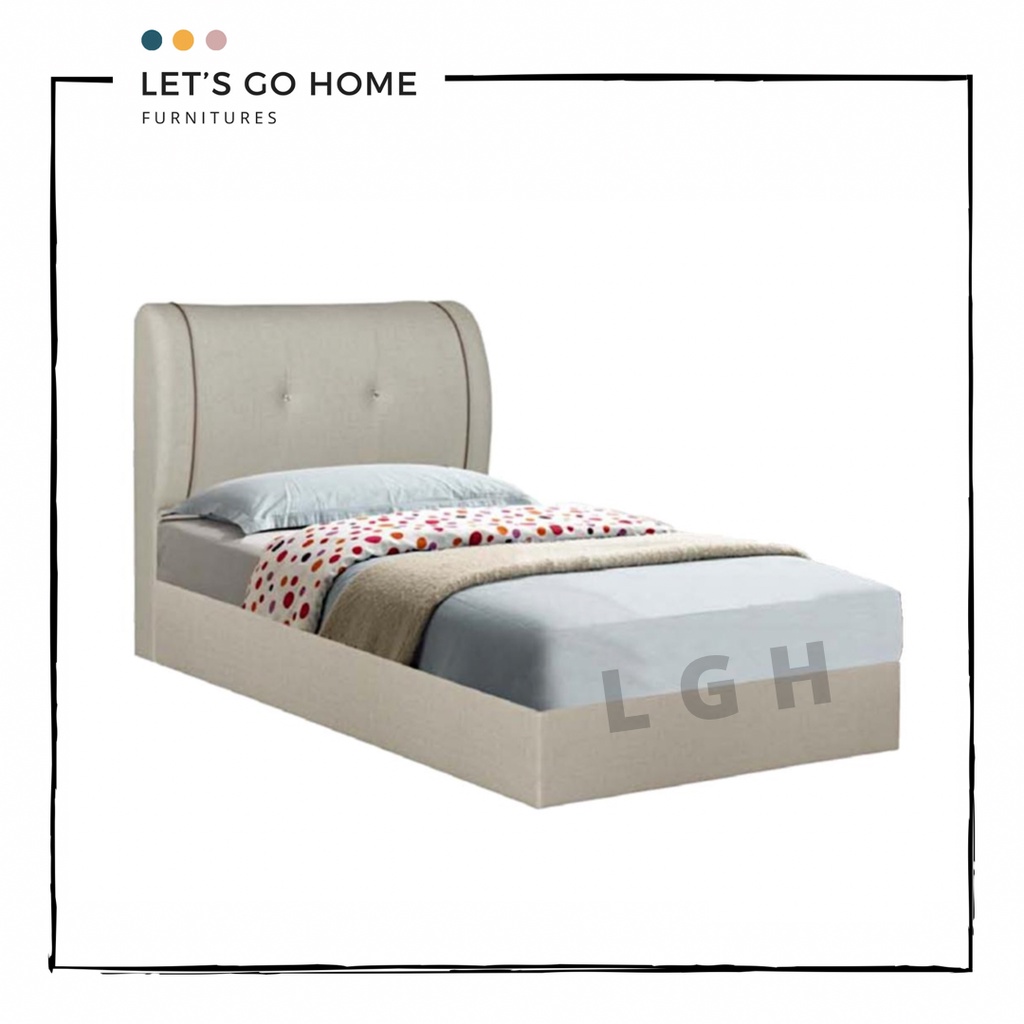 Thick Headboard Single Size Divan Bed | Divan Single Size Bedframe ...