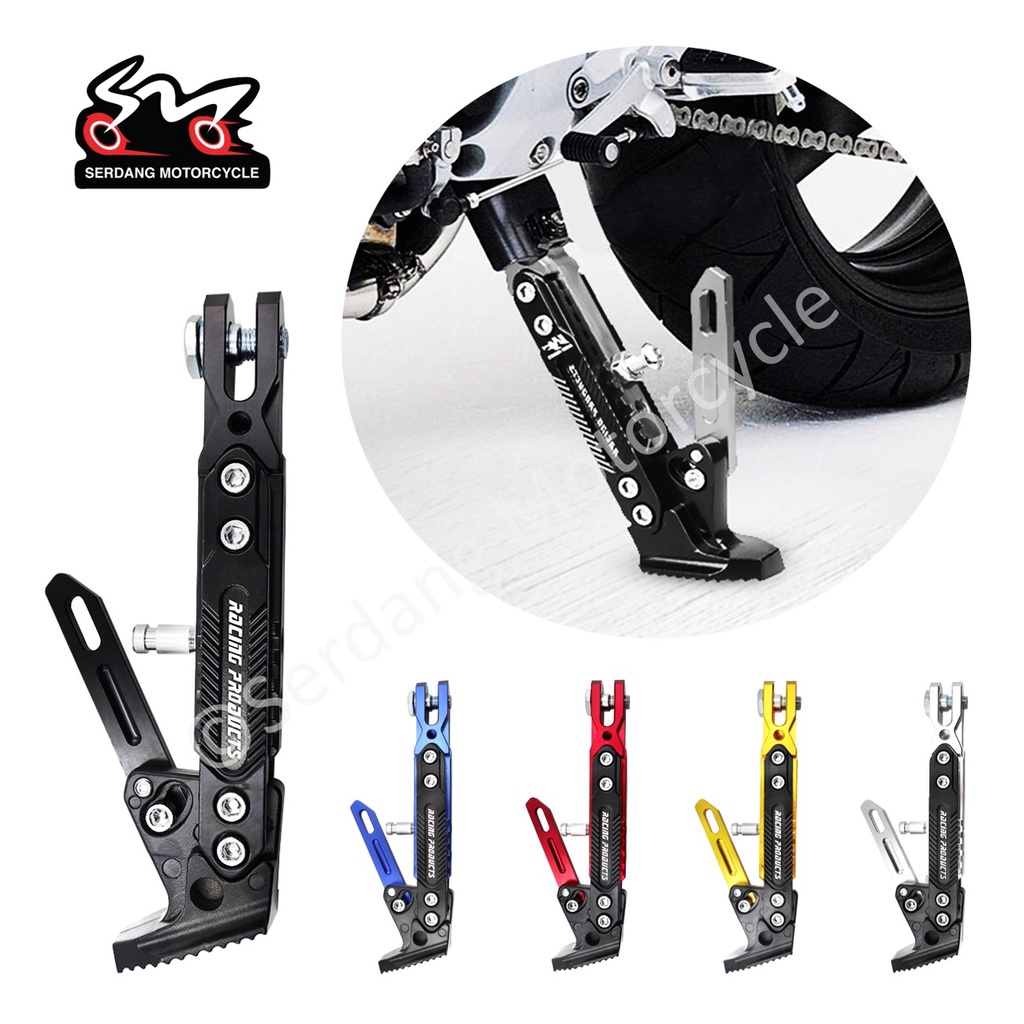 Adjustable Side Stand Motorcycle Kickstand Tongkat Motor Motosikal Y15