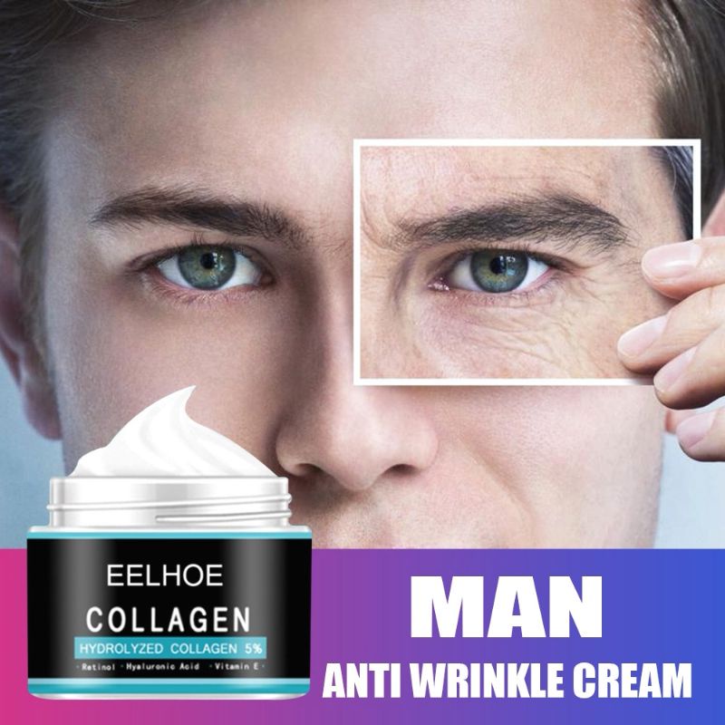 Eelhoe Man Collagen Anti Wrinkles And Aging Cream Retinol Vitamin E Face