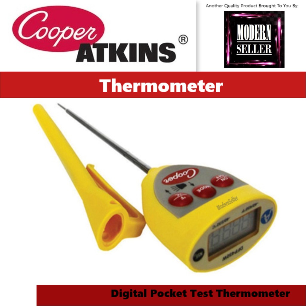 Cooper-Atkins DFP450W-0-8, Digital Pocket Thermometer, Waterproof