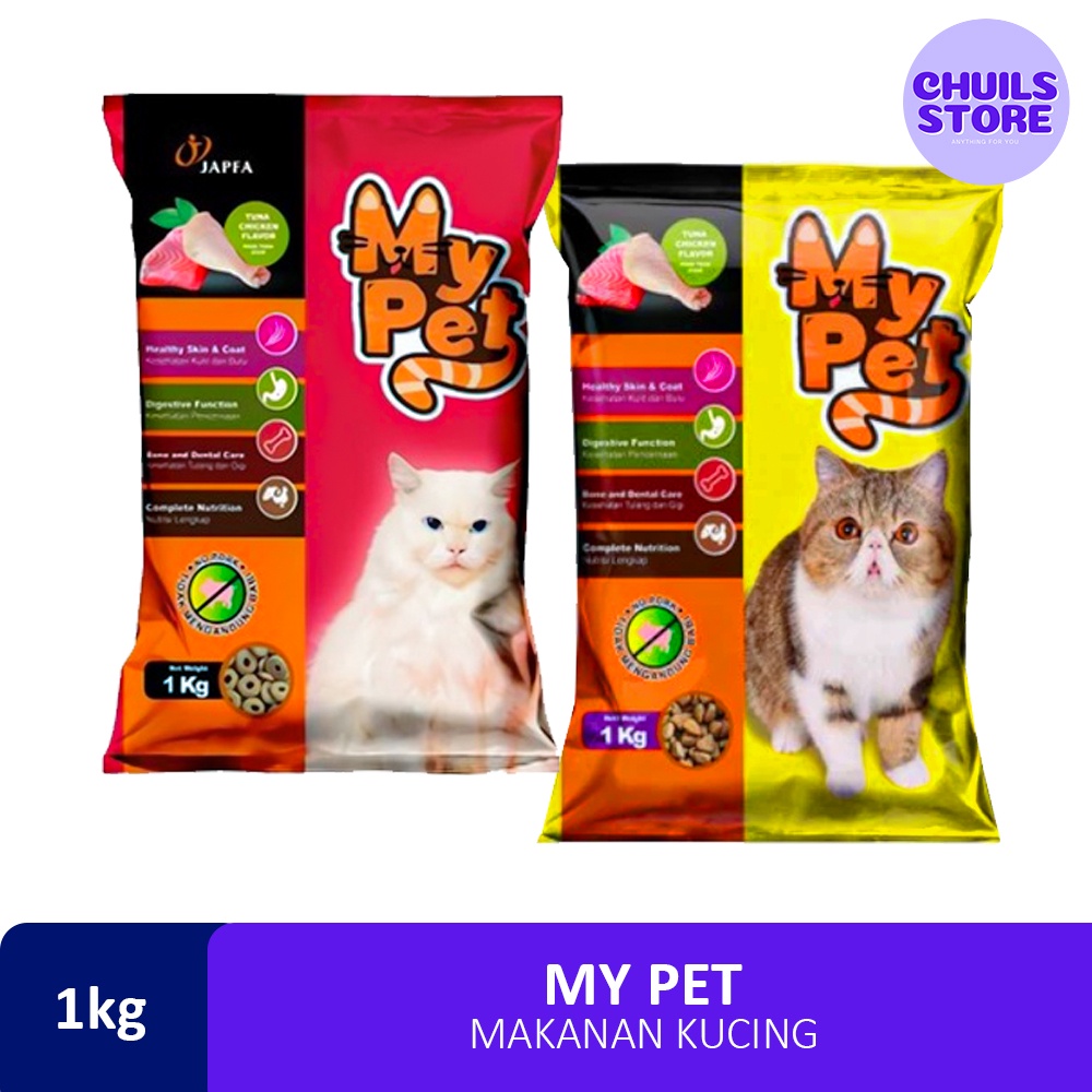 My Pet Cat Food Feed Cat Food Tuna Flavor & Tuna Chicken Flavor 1kg