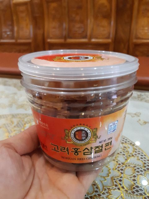 Sliced Ginseng Soaked In Korean Forest Honey With Plastic Box 200g