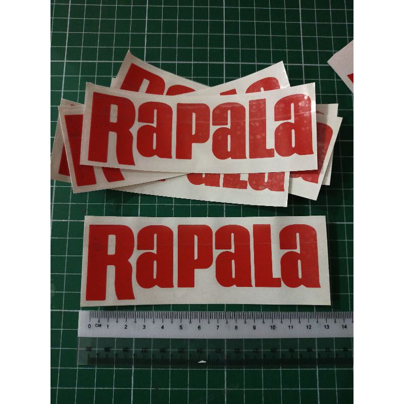 Rapala stickers cutiing