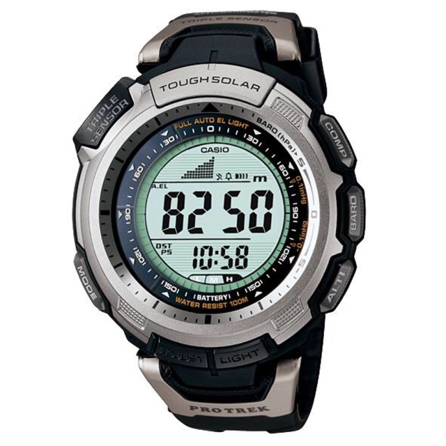 Casio protrek tough discount solar triple sensor