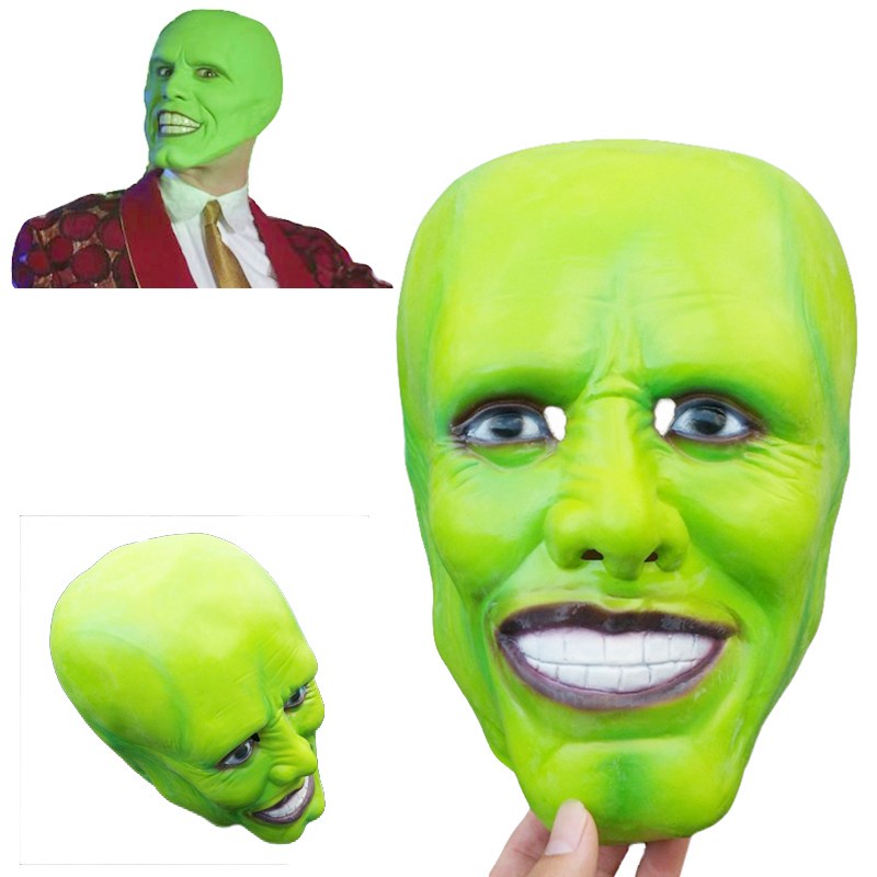 Mask Stanley Ipkiss Mask La máscara Latex Headgear Halloween Horror