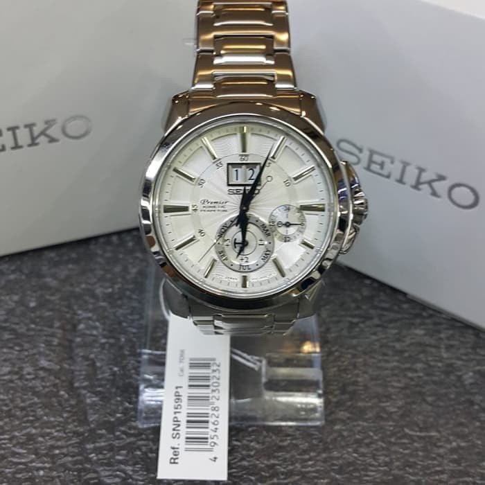 SEIKO Premier Kinetic Perpetual SNP159P1 Shopee Malaysia