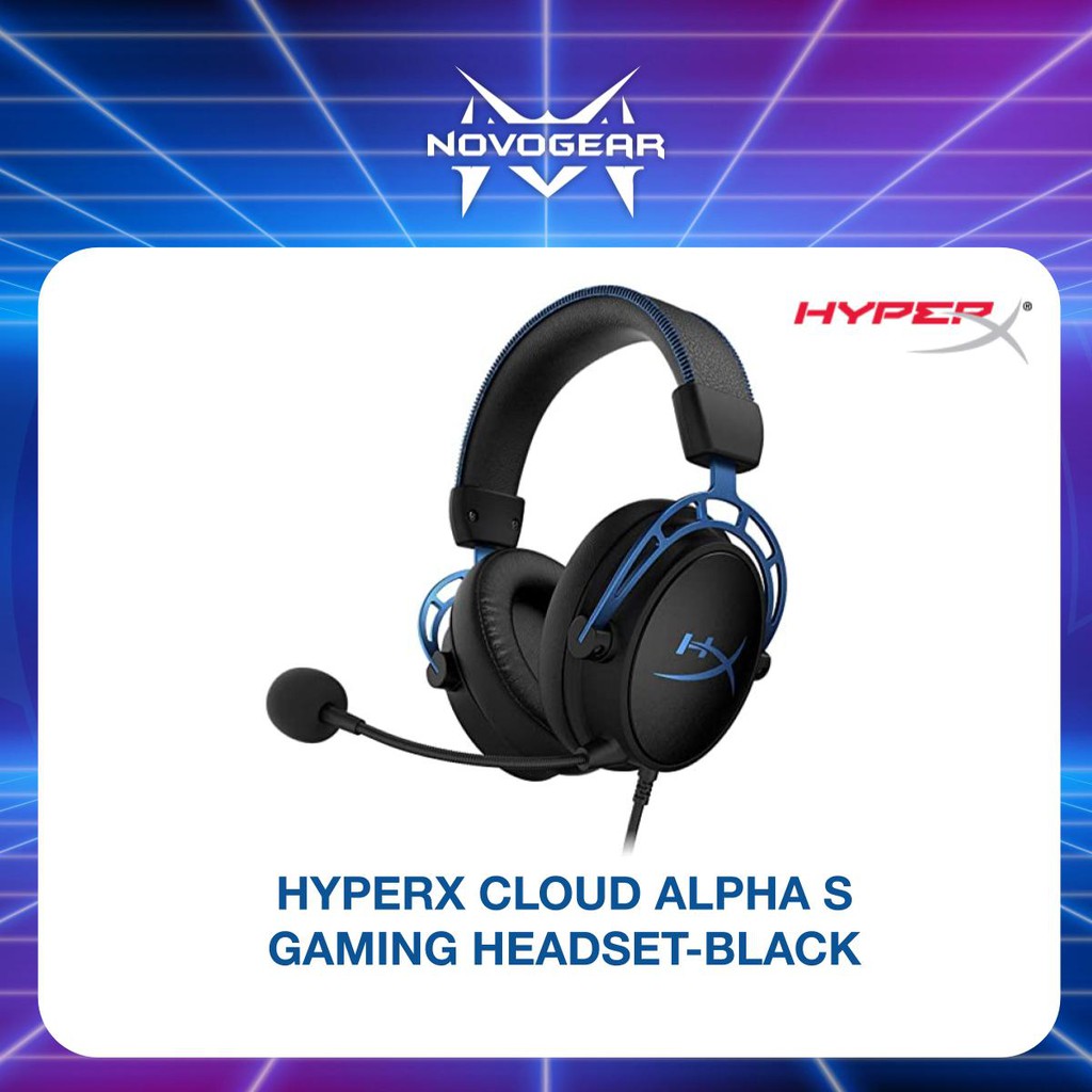 HYPERX CLOUD ALPHA S GAMING HEADSET (BLACK) Shopee Malaysia