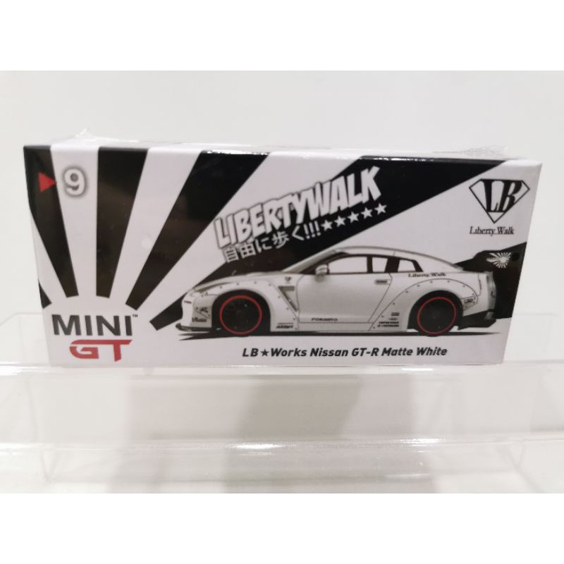 Mini GT LB Works Nissan GT-R Matte White #9 | Shopee Malaysia