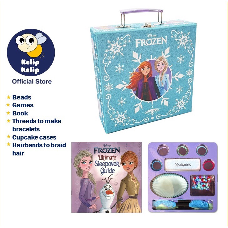 Disney Frozen Ultimate Sleepover Keepsake Glitter Box Set for Kids with