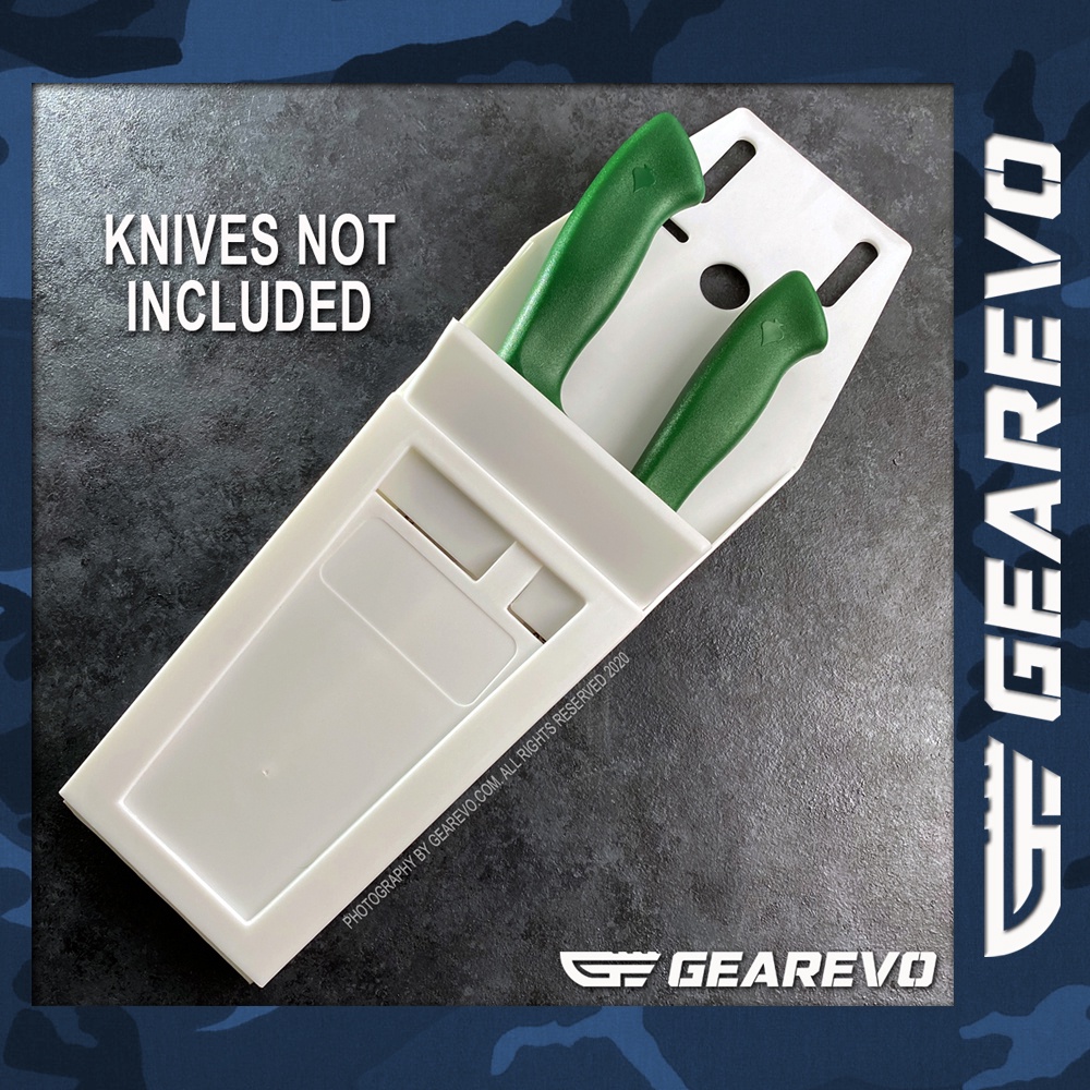 Knife Scabbard for 2 Knife Maximum Blade Length 7 inch (Knives Not