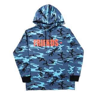 Blue camo vlone clearance hoodie