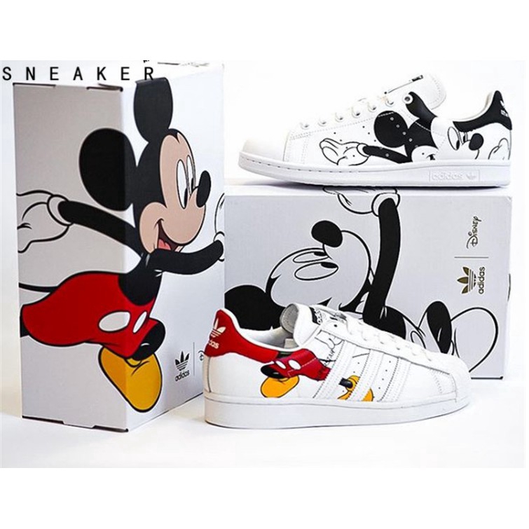 Ready Adias SUPERSTAR shell head Disney joint Mickey Mouse sneakers |  Shopee Malaysia