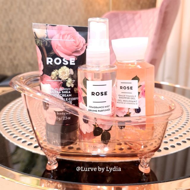 Bath & Body Works Rose Tub Gift Set | Shopee Malaysia