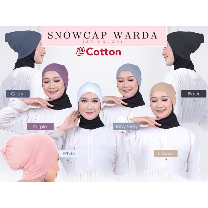 Wardah Inner Snowcap Wardah Cotton Anak Tudung Inner Wardah Snowcap ...