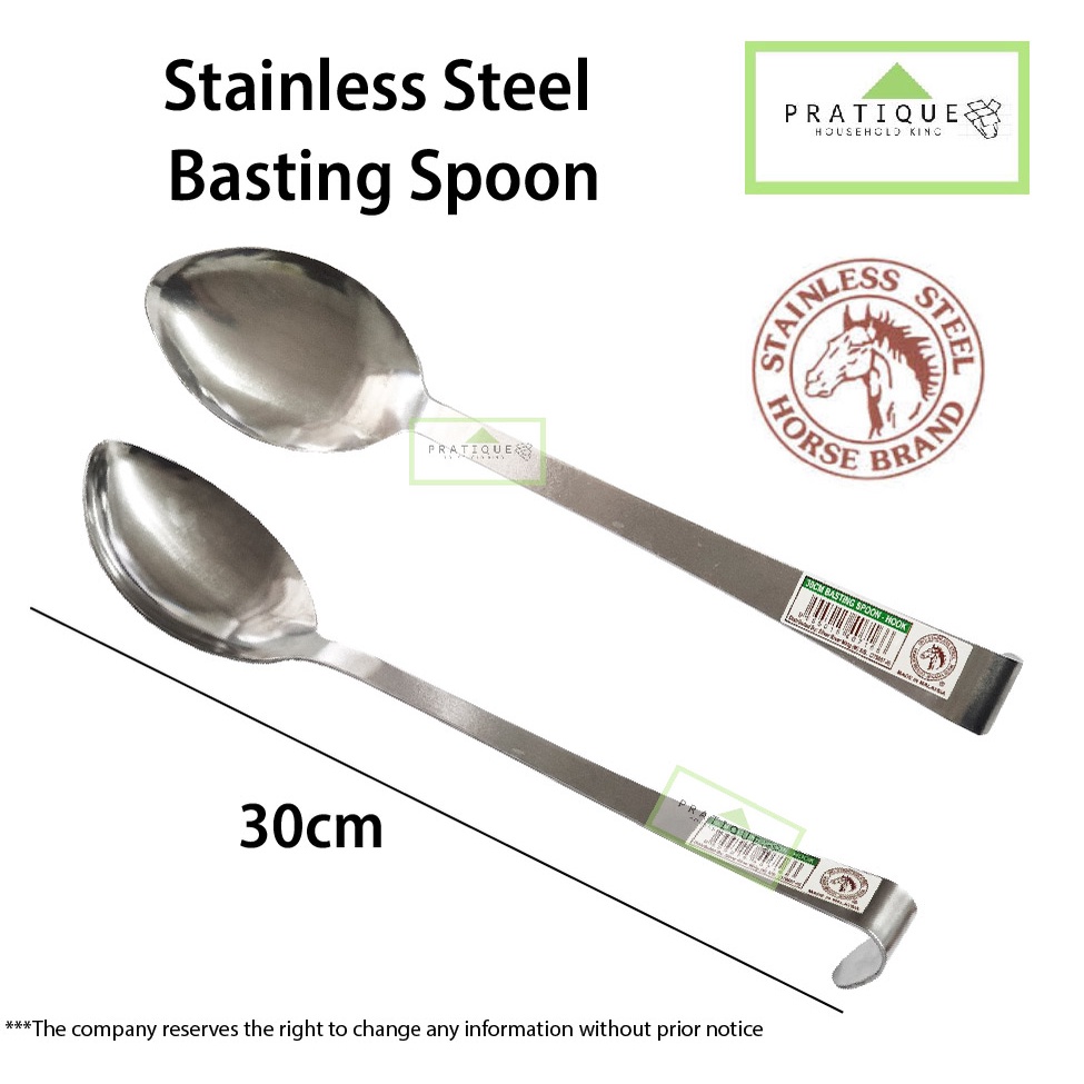 30cm Horse Brand Stainless Steel Large Serving Spoon/Sudu Besar Senduk ...