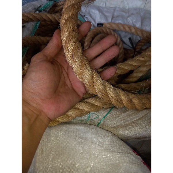 Mine Rope Size 28 Millimeter (mm) manila Rope Burlap Rope dadung Slap ...