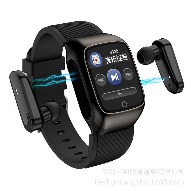 Bluetooth earphone smart online watch