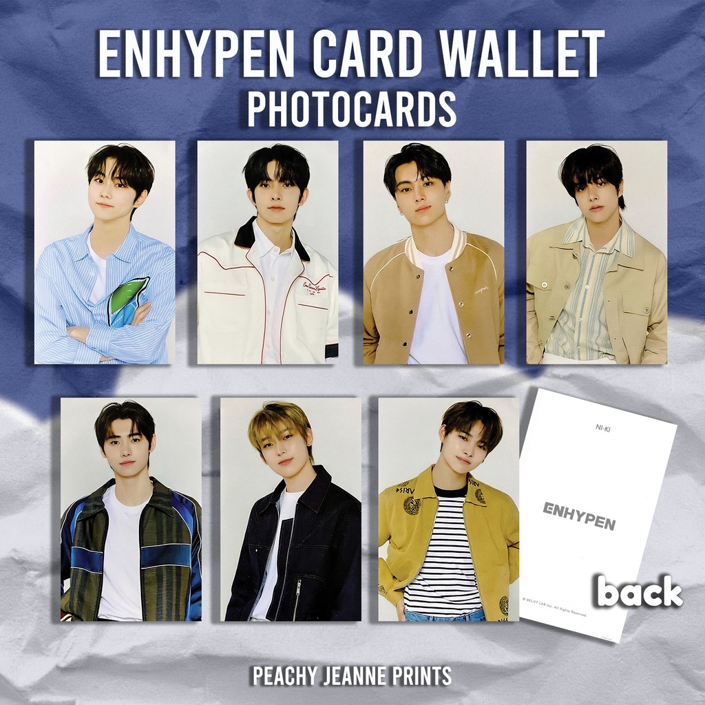 ENHYPEN WALLET CARD PHOTOCARD | Shopee Malaysia