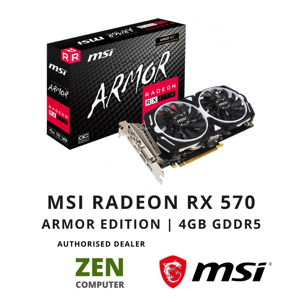 Radeon rx discount 570 armor 4g