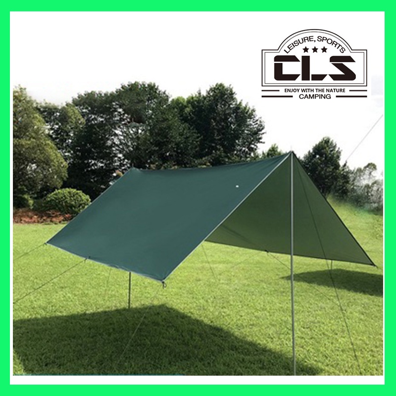 [CLS] Ready Stock Flysheet Waterproof Groundsheet Camping Tarp Shelter ...