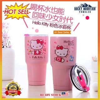 Hello Kitty Doraemon Doremon Tumbler 30oz 900ml Double-wall Vacuum Cup Hot and Cold Bottles Thermos Flask 冰霸杯304双层真空冰霸杯