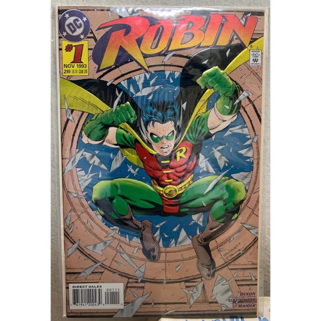 Dc Comics: 1993 - Robin Vol.2 1 - Newstand & Embossed Edition | Shopee ...