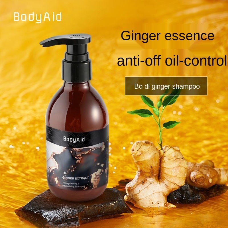 Official】 Bodyaid Anti Hair Loss Ginger Shampoo Anti Dandruff Strong Root Maintenance Shampoo 7822