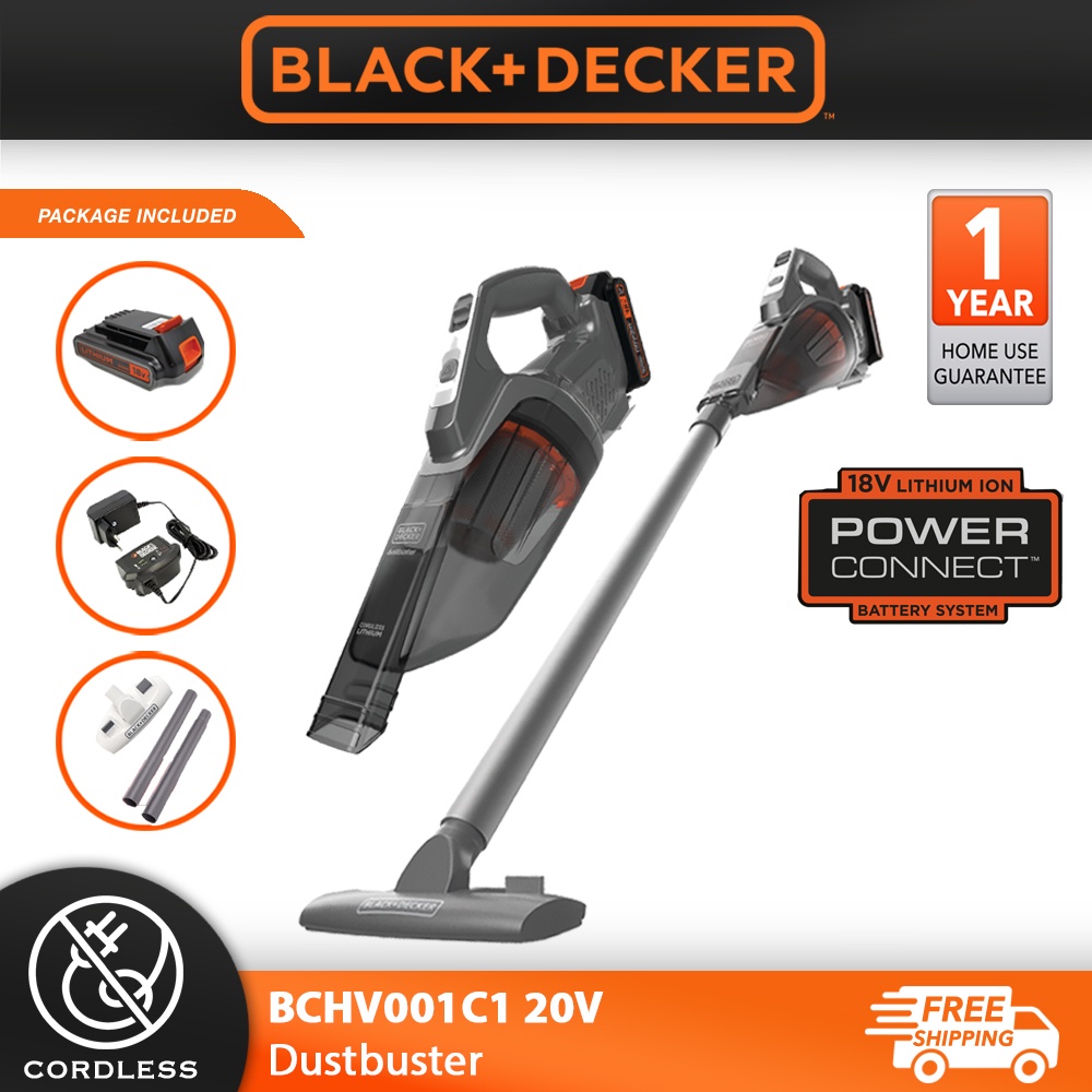Black and Decker BCHV001 18v Cordless Hand Dustbuster