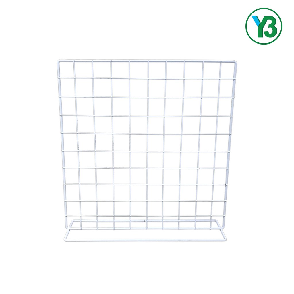 Netting Wire Divider Partition Storage Display Stand Holder White ...
