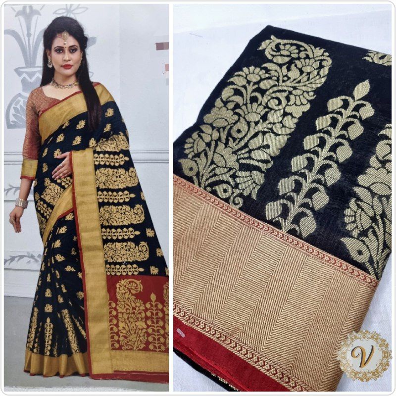 Handloom Woven Zari Silk Saree Readystock Malaysia Shopee Malaysia
