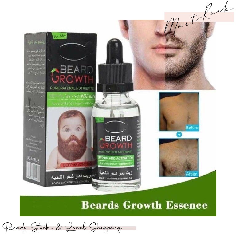 AICHUN Original Beard Growth Men ESSENTIAL OIL HAIR ESSENCE Shopee