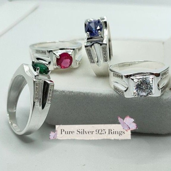 💥Hot design 💥Pure Silver 925 Rings For Men Ready Stock | Shopee Malaysia