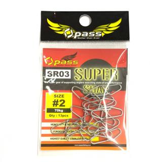 OPASS Fishing snap swivel Lure snap SR 03 SUPER SNAP untuk lure