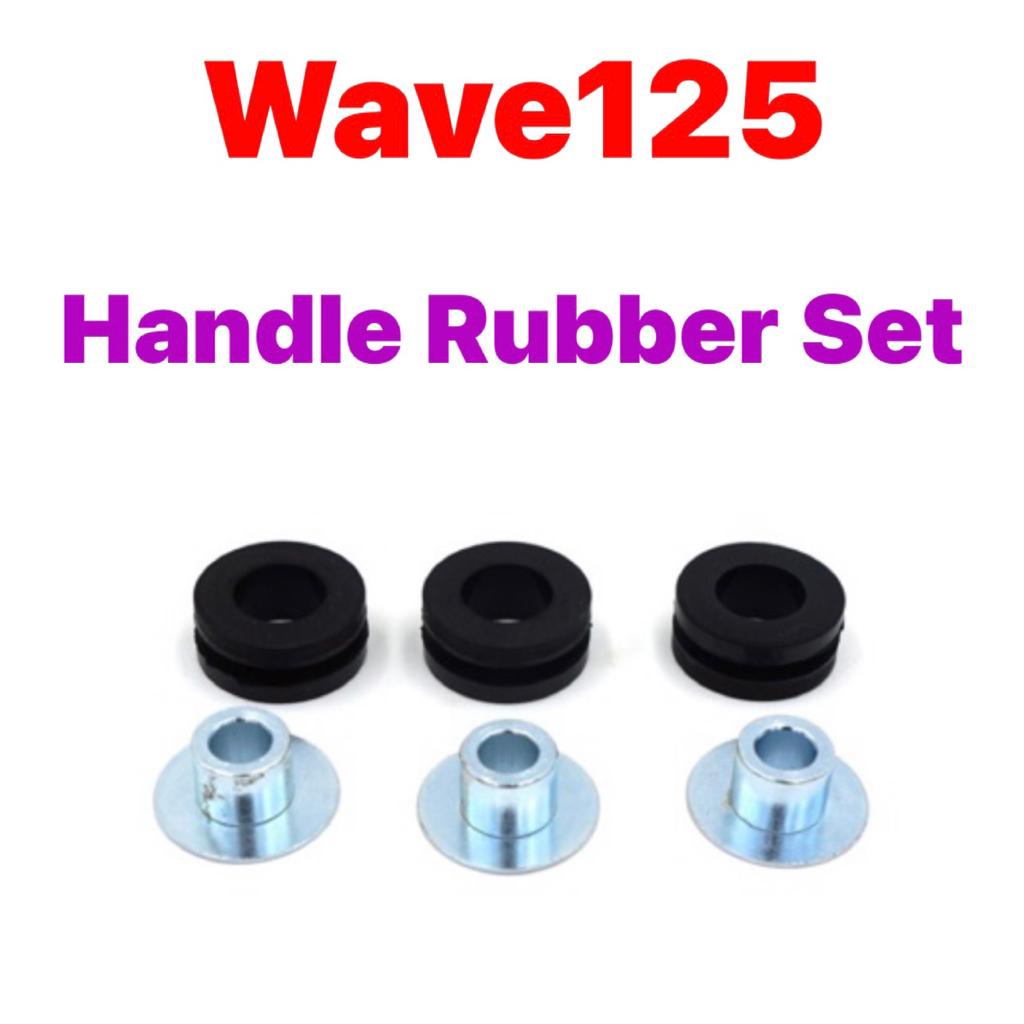 WAVE125 HANDLE RUBBER (SET) // W125 WAVE125 WAVE 125 HANDLE LOWER ...
