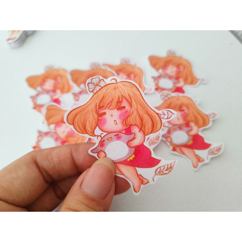 original design cute girl journal stickers | Shopee Malaysia