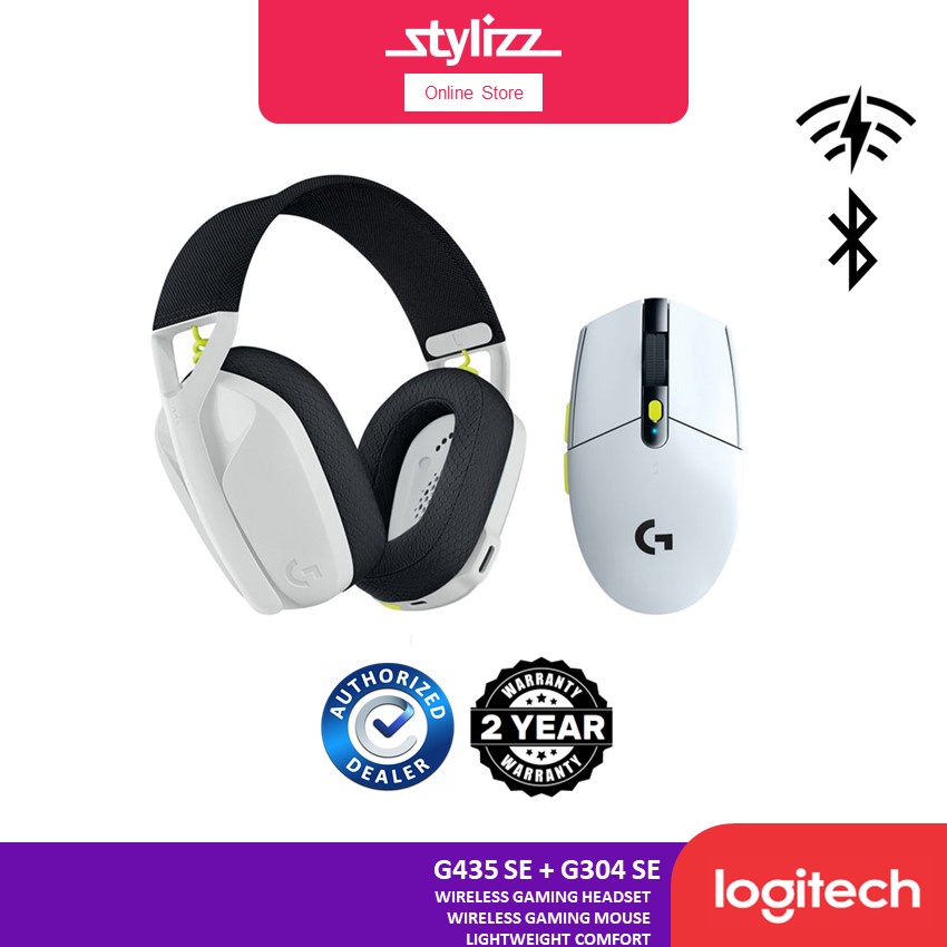LOGITECH WIRELESS GAMING COMBO - G304 SE MOUSE + G435 SE LIGHTSPEED ...