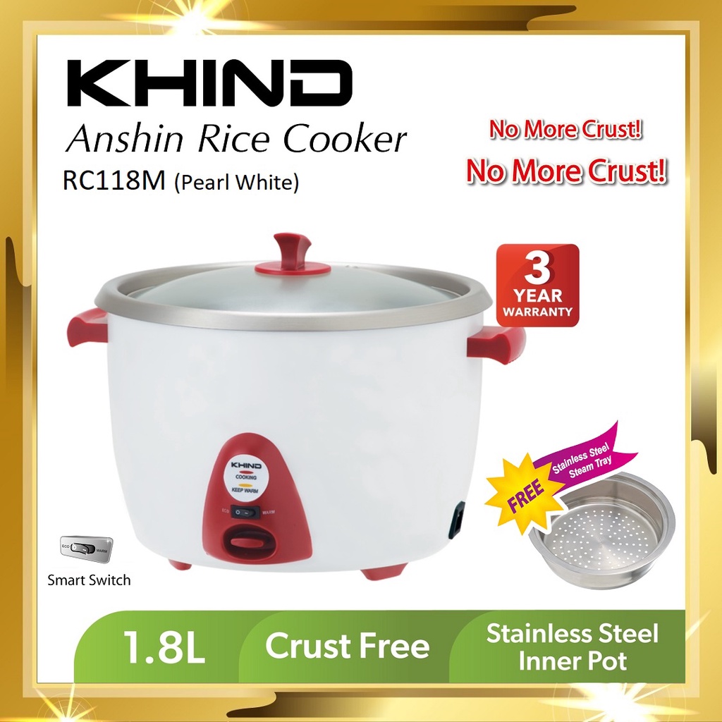 Khind 1.8L Rice Cooker Top Lid Cover (RC118M)