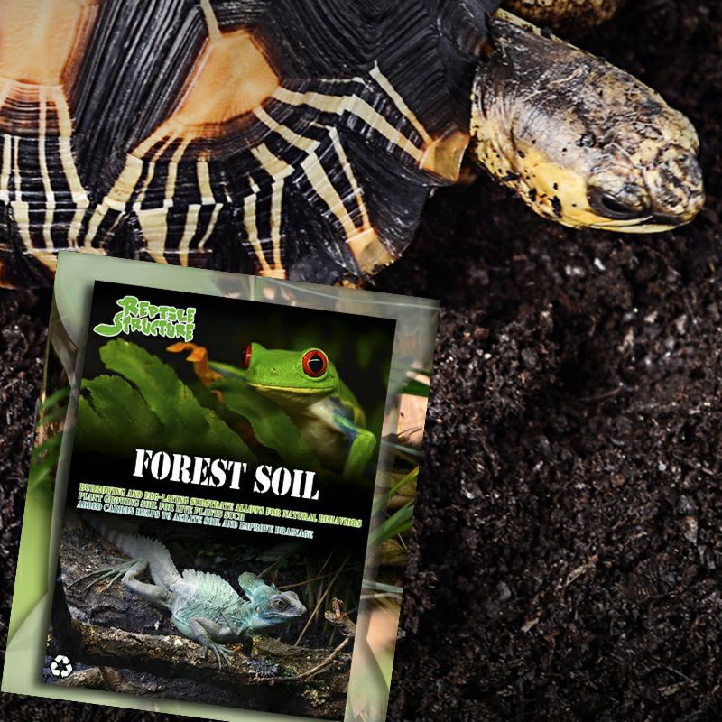 Reptile Substrate Natural Forest Soil 5L humidity less dust tortoise substrate bedding terrarium