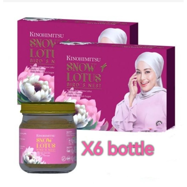 Kinohimitsu Bird's Nest with Honey & Snow Lotus (Halal) Shopee Malaysia
