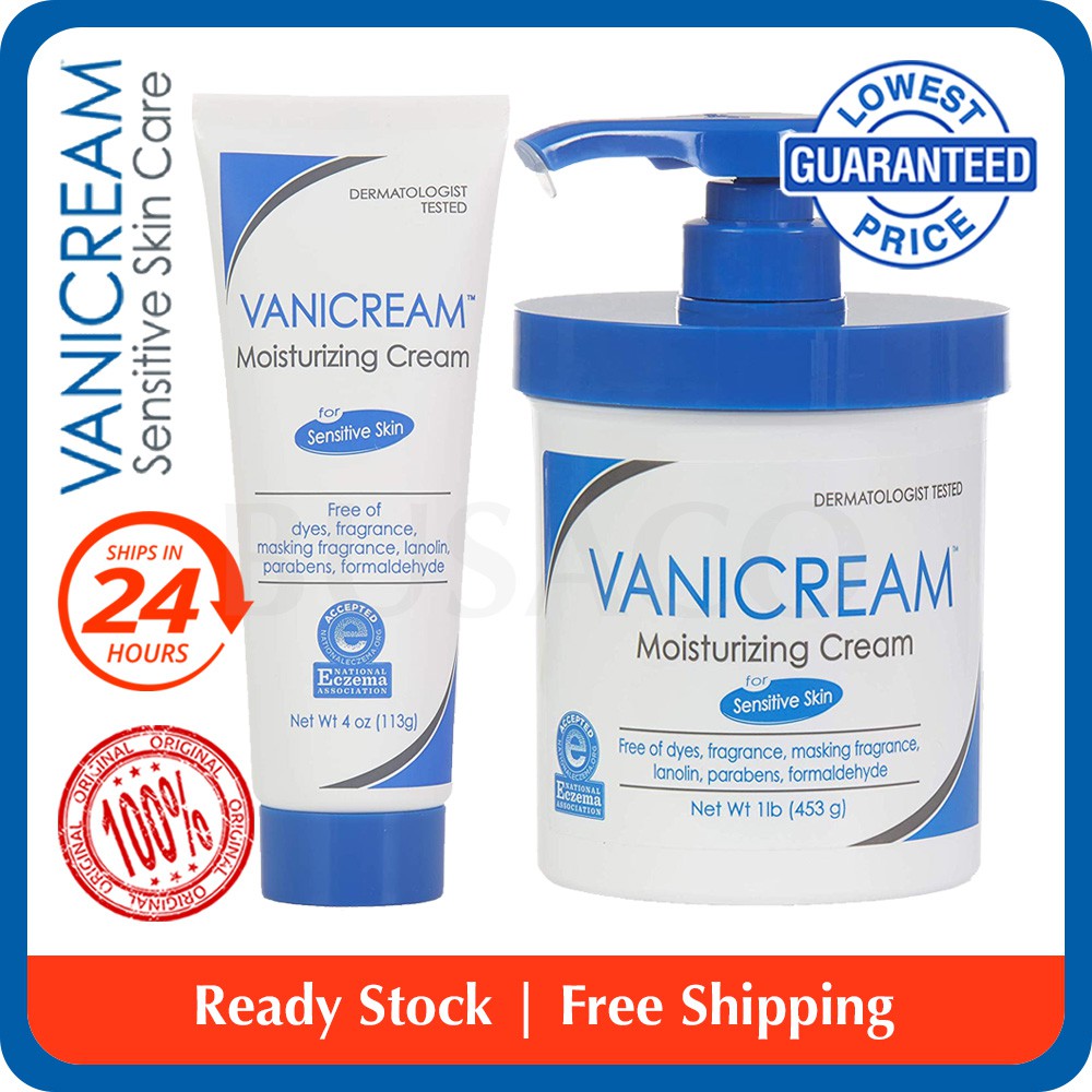 Vanicream Moisturizing Cream with Pump Cleanser Sensitive Skin