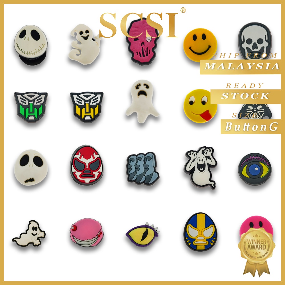 SCSI Kids Jibbitz Crocs / Crocs Button / Crocs Charm Button / Jibbitz Shoes Charms / ButtonG