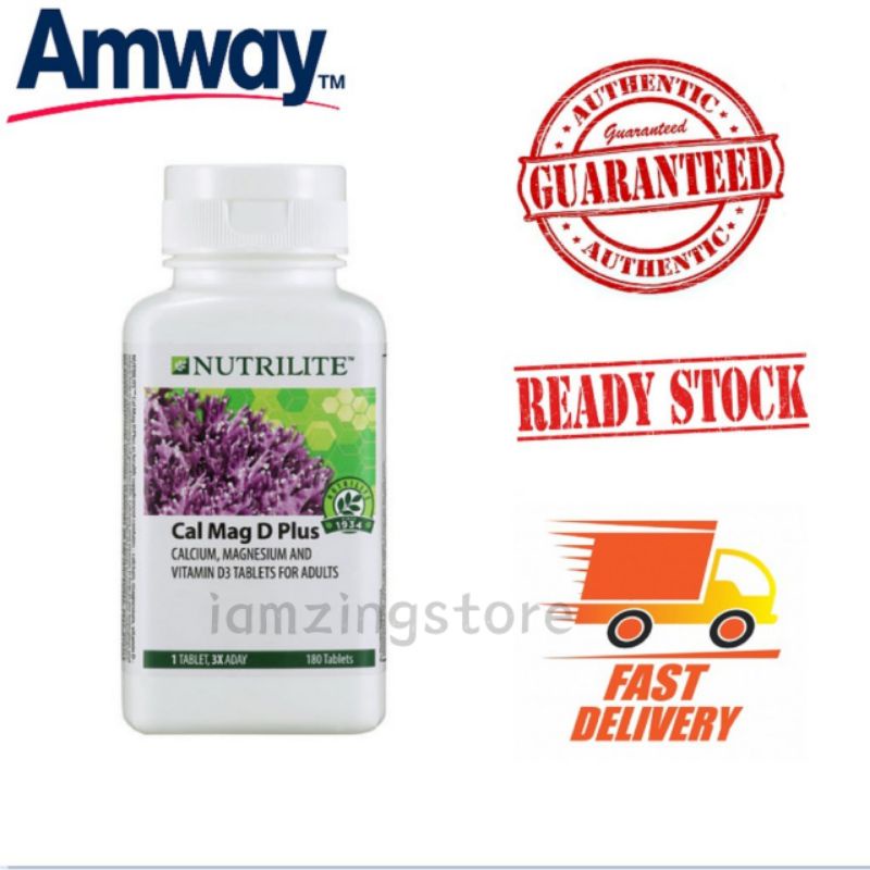 Amway Nutrilite Cal Mag D Plus 180 Tab Original Product Shopee