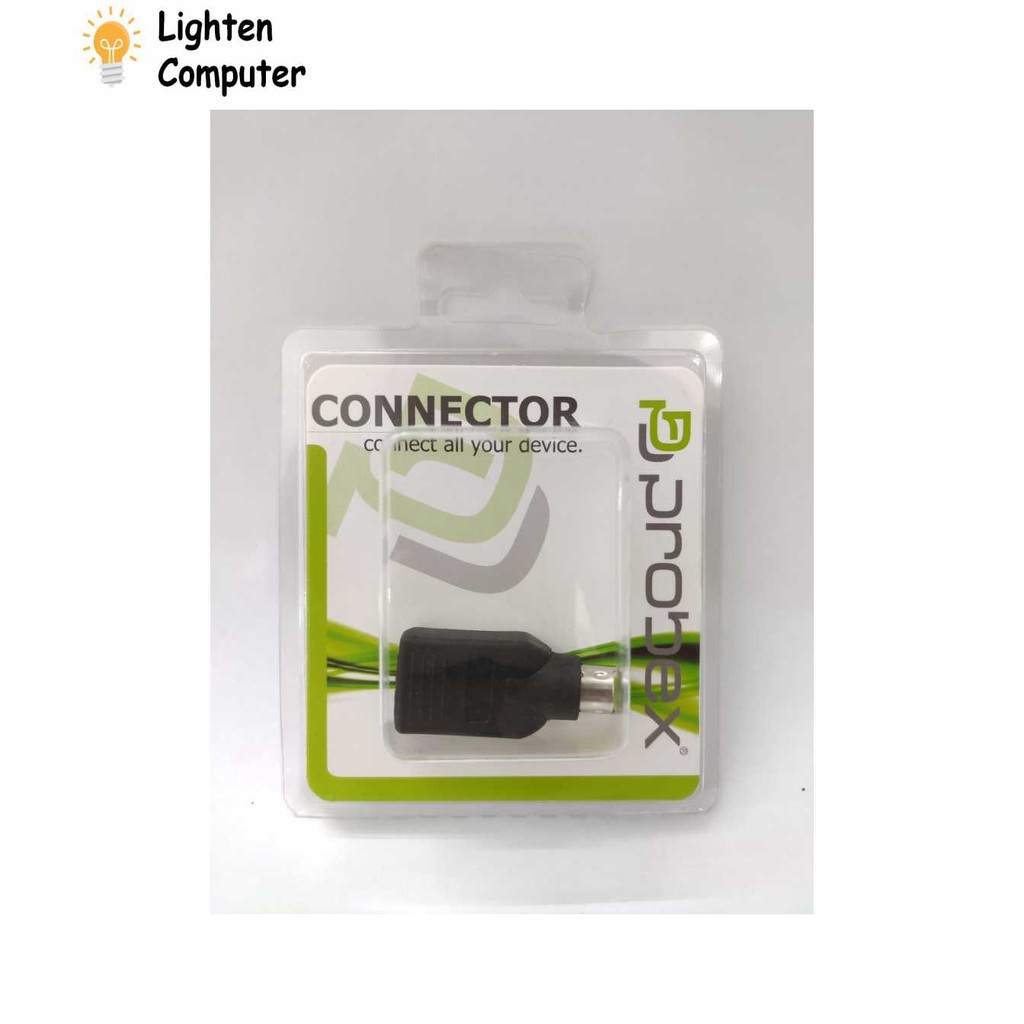 Probex PS/2 Male to USB Female Adapter - Convert Old USB Mouse To PS/2 ...