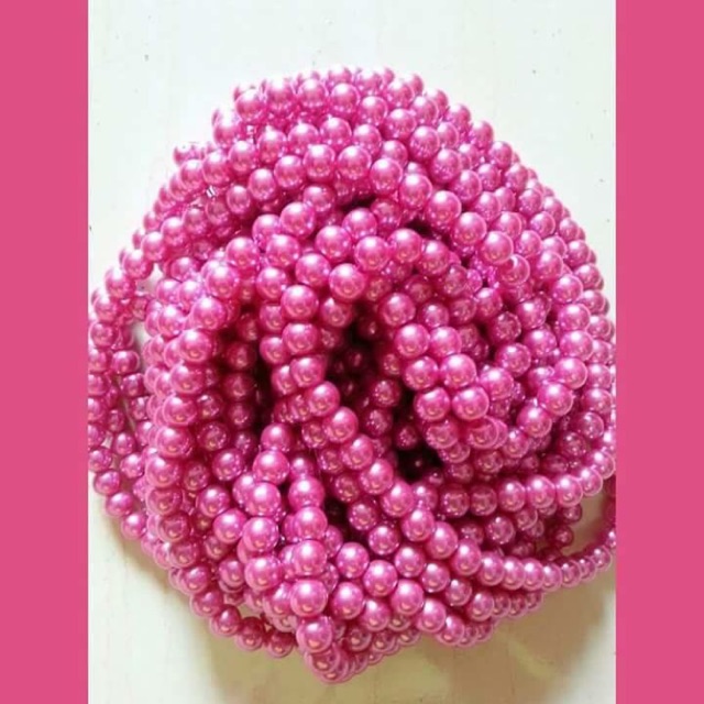 Glass Pearl ( Pink Pekat ) | Shopee Malaysia