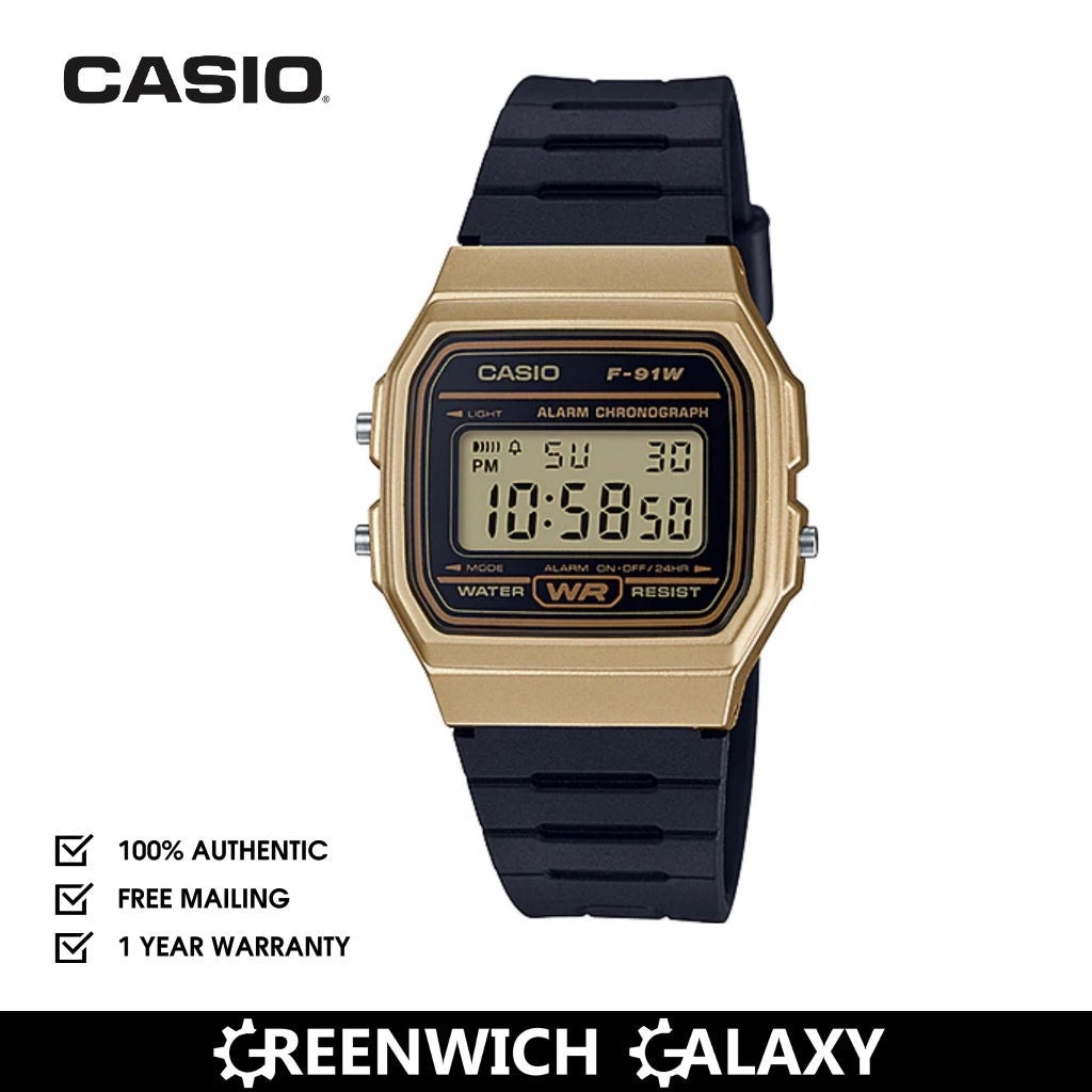 Casio Stadard Digital Watch (F91WM-9A) | Shopee Malaysia