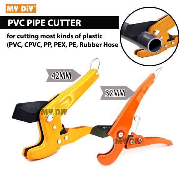 MYDIYHOMEDEPOT PVC Pipe Cutter 32mm OR 42mm Plastic Pipe Cutter